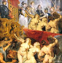 Rubens Dipinti Polito Sbarco Maria Medici a Marsiglia